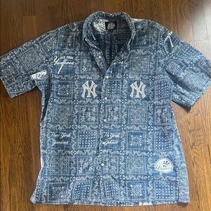 Reyn Spooner Navy New York Yankees Shirt